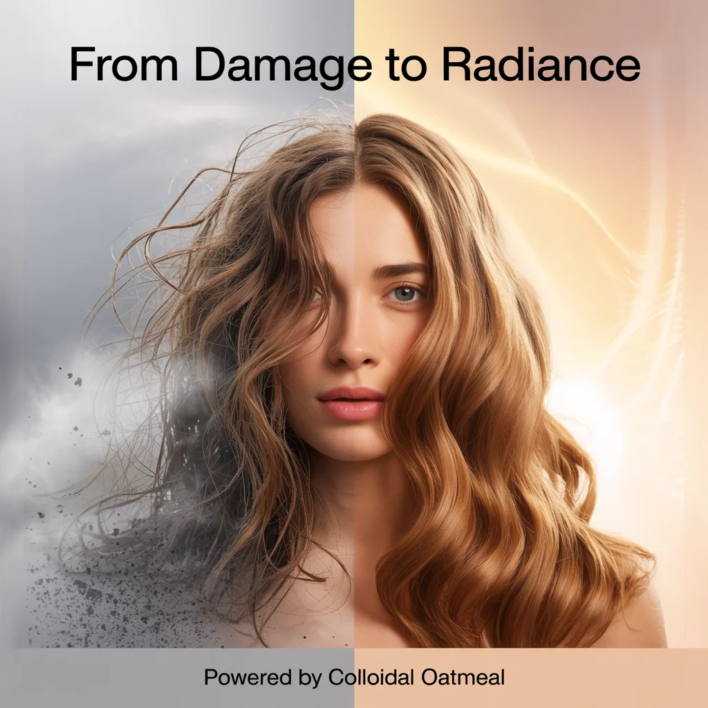 Visual proof of hair improvement with before after comparison